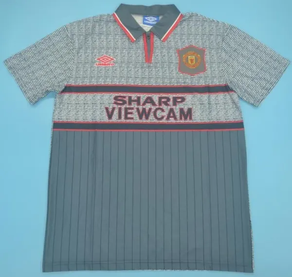 Manchester United away soccer jersey 95-96