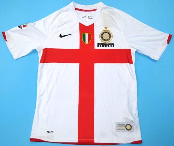 Inter Milan 2007-2008 centenary soccer jersey
