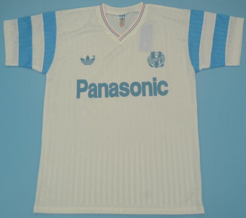 Olympique Marseille retro soccer jersey 1990-1991