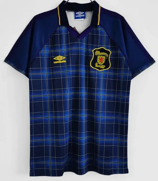 Scotland national team retro soccer jersey Euro 96
