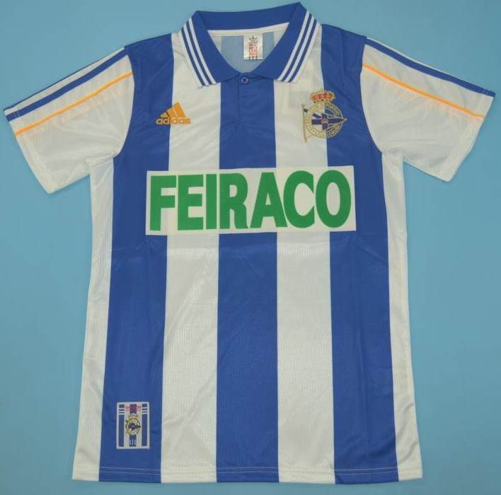 Deportivo La Coruna 1999-2000 retro soccer jersey
