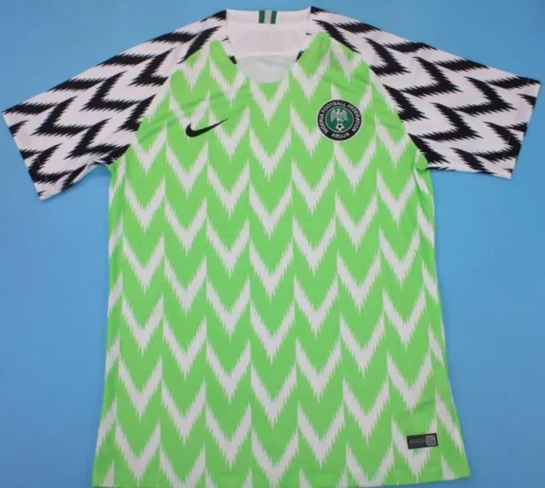 Nigeria retro soccer jersey World Cup 2018
