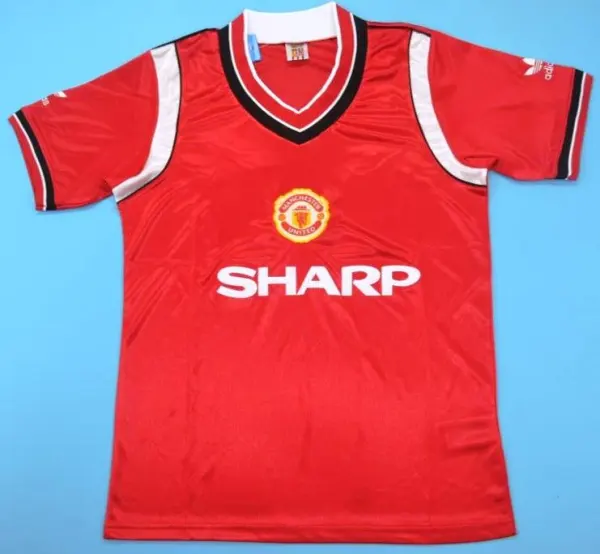 Manchester United retro soccer jersey 1984