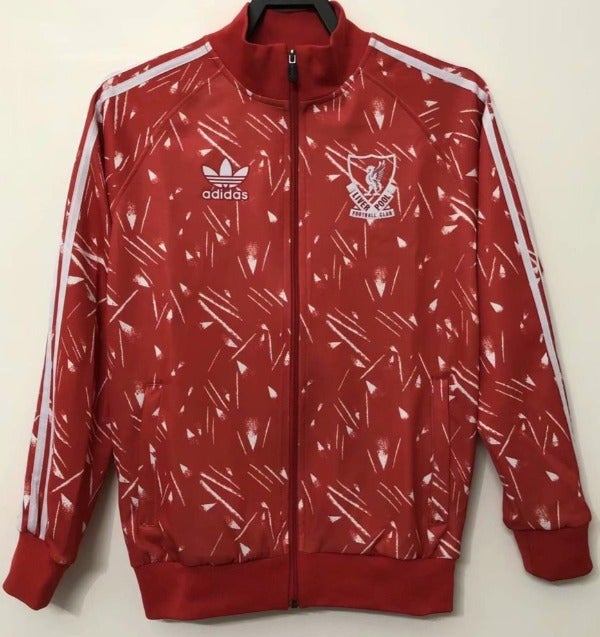 Comfortable Liverpool FC retro jacket 1990