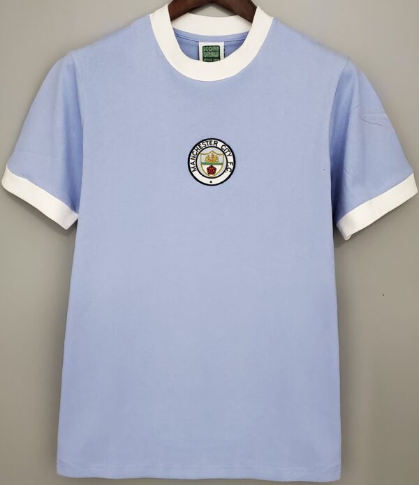 Manchester City retro soccer jersey 1972-1973