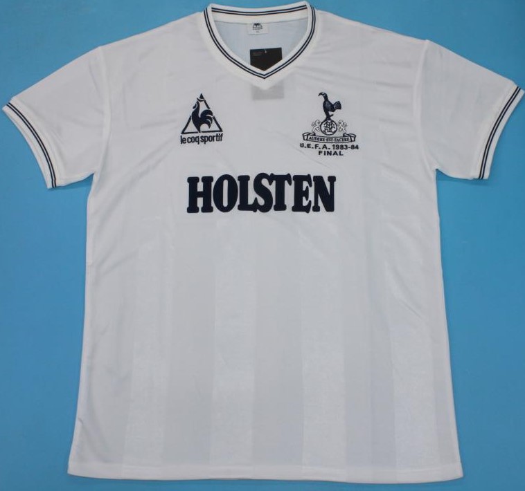 Tottenham retro soccer jersey UEFA Cup Final 1984