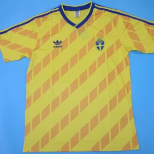 Sweden World Cup 1990 soccer jersey