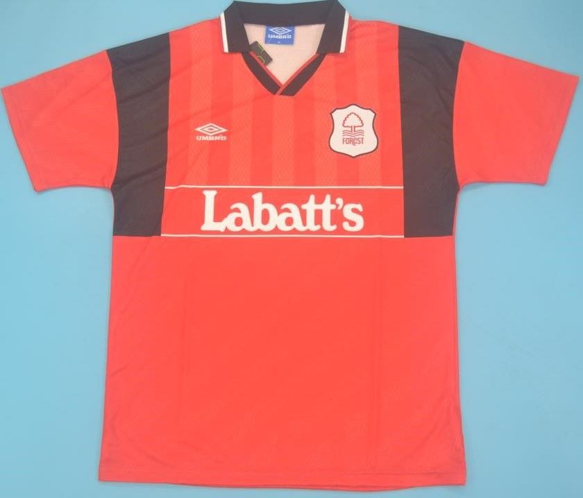 Nottingham Forest retro soccer jersey 1994-1995