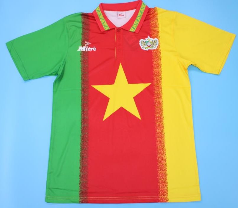 Cameroon retro soccer jersey 1994-1995