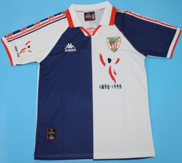 Athletic Bilbao away retro football jersey 1997-1998