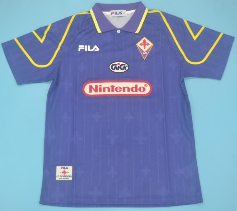 Fiorentina retro soccer jersey 97-98