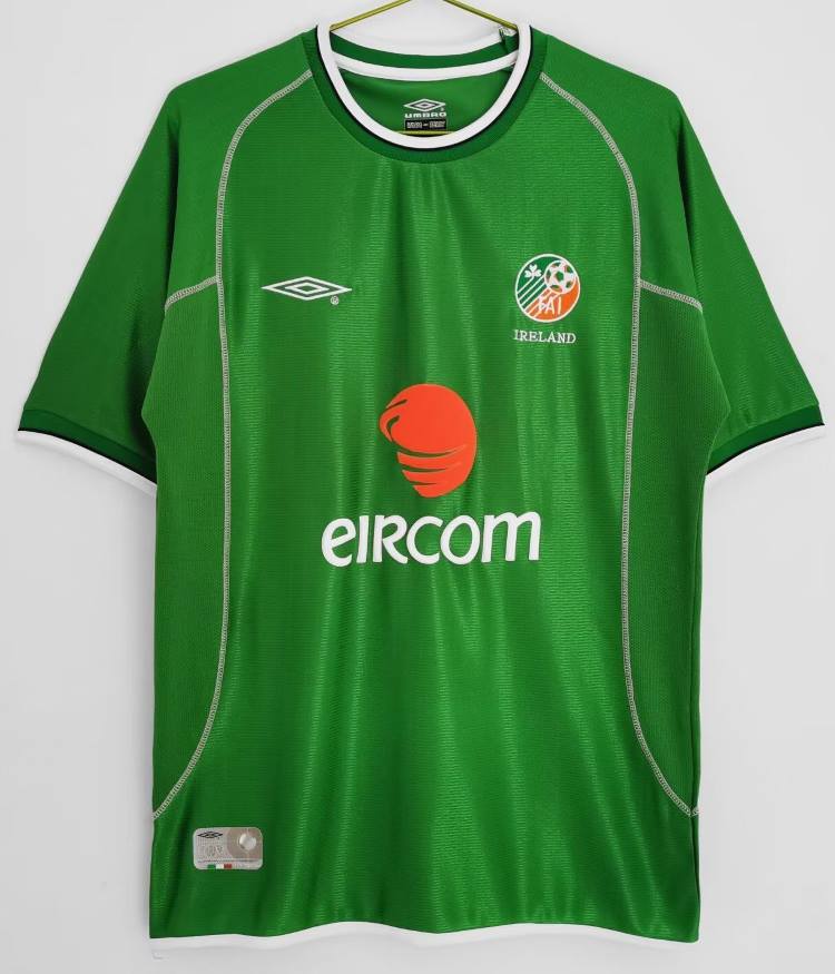 Ireland soccer jersey WC 2002