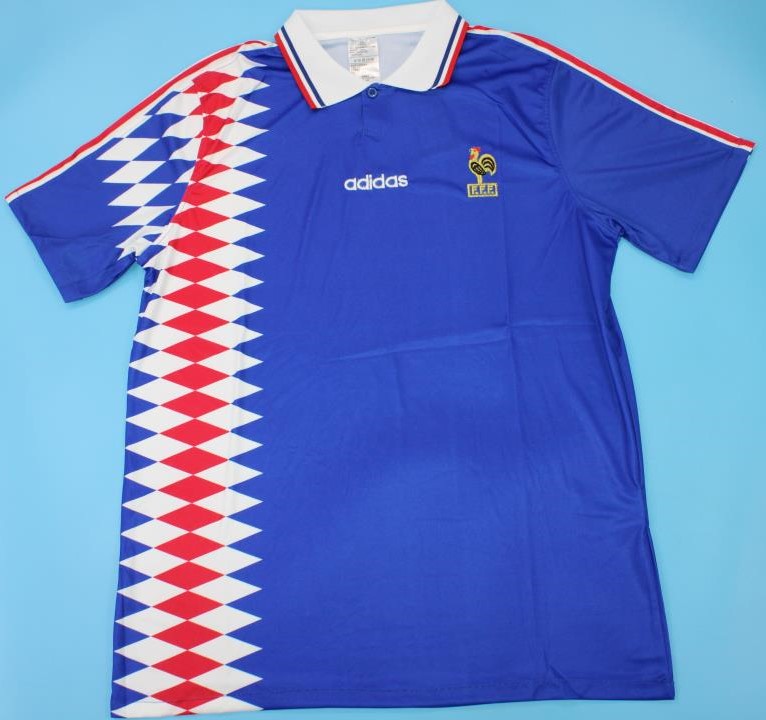 France national team soccer jersey 1994-1995