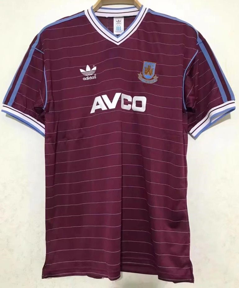 West Ham United retro football shirt 1985-1986