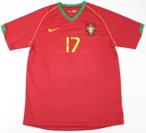 Portugal retro soccer jersey WC 2006