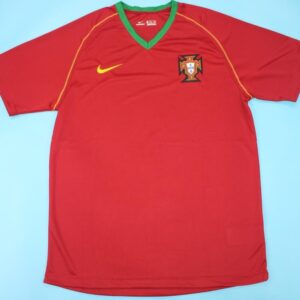 Portugal retro soccer jersey WC 2006