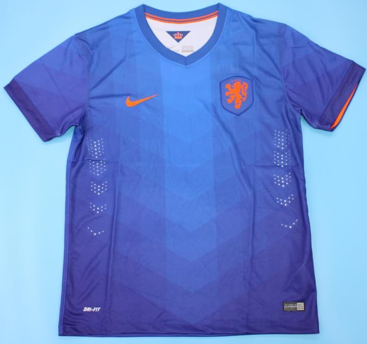 Netherlands away soccer jersey WC 2014