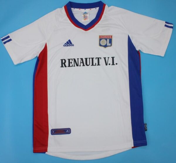 Lyon retro soccer jersey 2001-2002