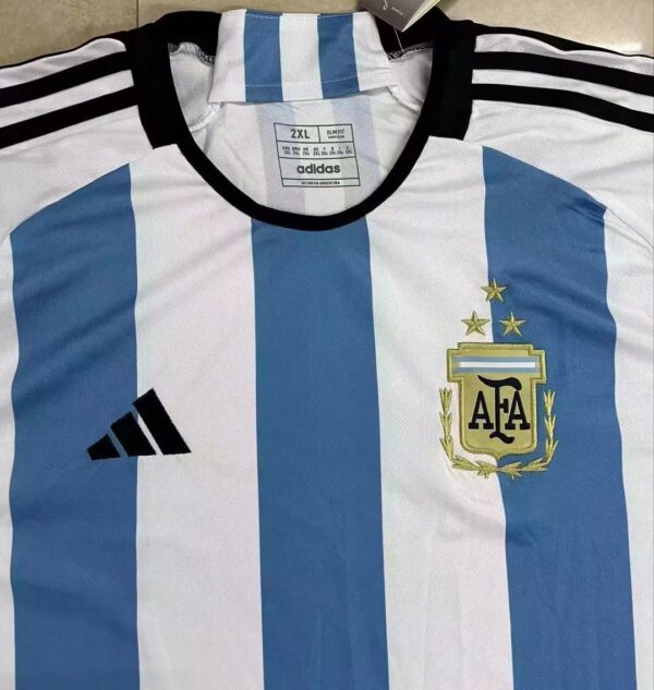 Argentina 3 stars jersey World Cup 2022