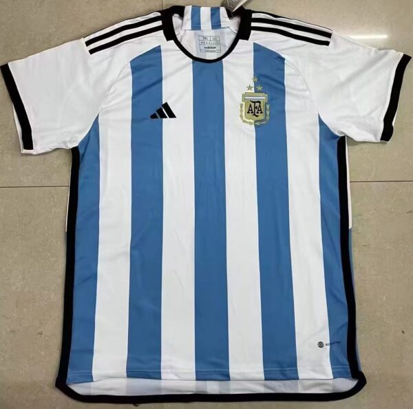 Argentina 3 stars jersey World Cup 2022