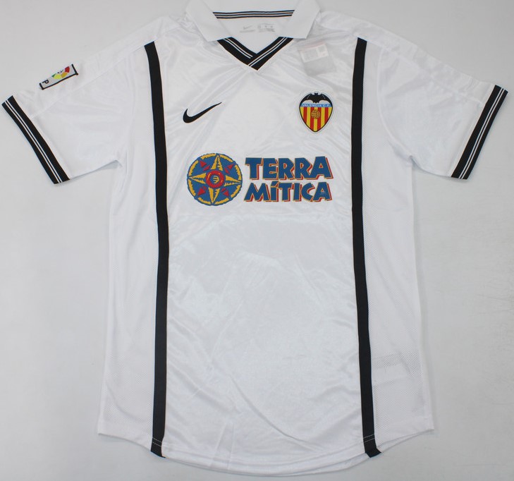 Valencia CF retro soccer jersey 2000-2001