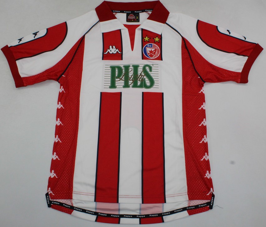 Red Star Belgrade soccer jersey 1999-2000