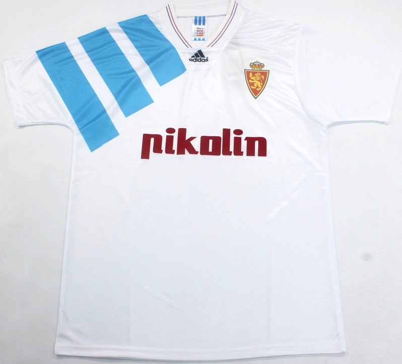 Real Zaragoza soccer jersey 92-93
