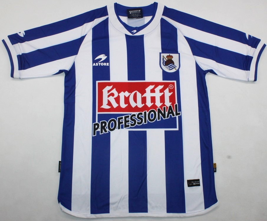 Real Sociedad retro soccer jersey 2002-2003