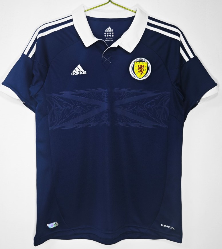 Scotland retro soccer jersey 2011