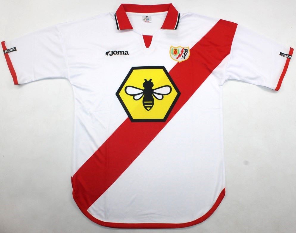 Rayo Vallecano retro soccer jersey 2000-2001