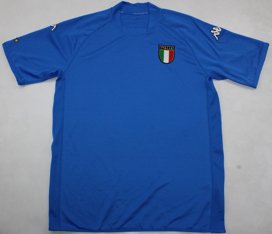 Italy world cup 2002 retro soccer jersey