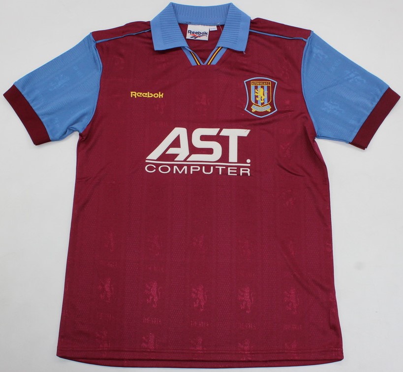 Aston Villa 95-96 retro football shirt