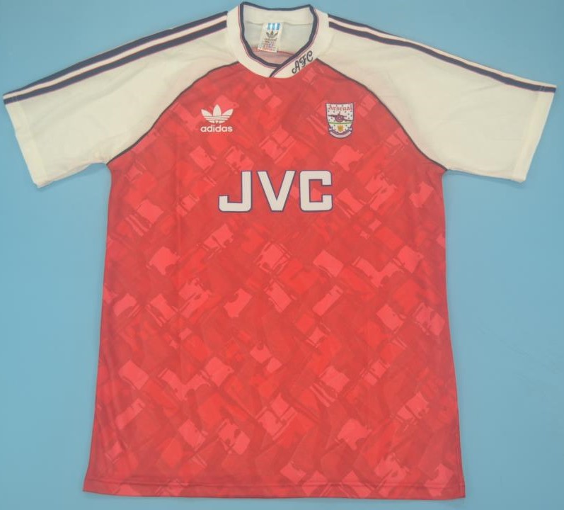 Arsenal FC 1990-1991 home kit