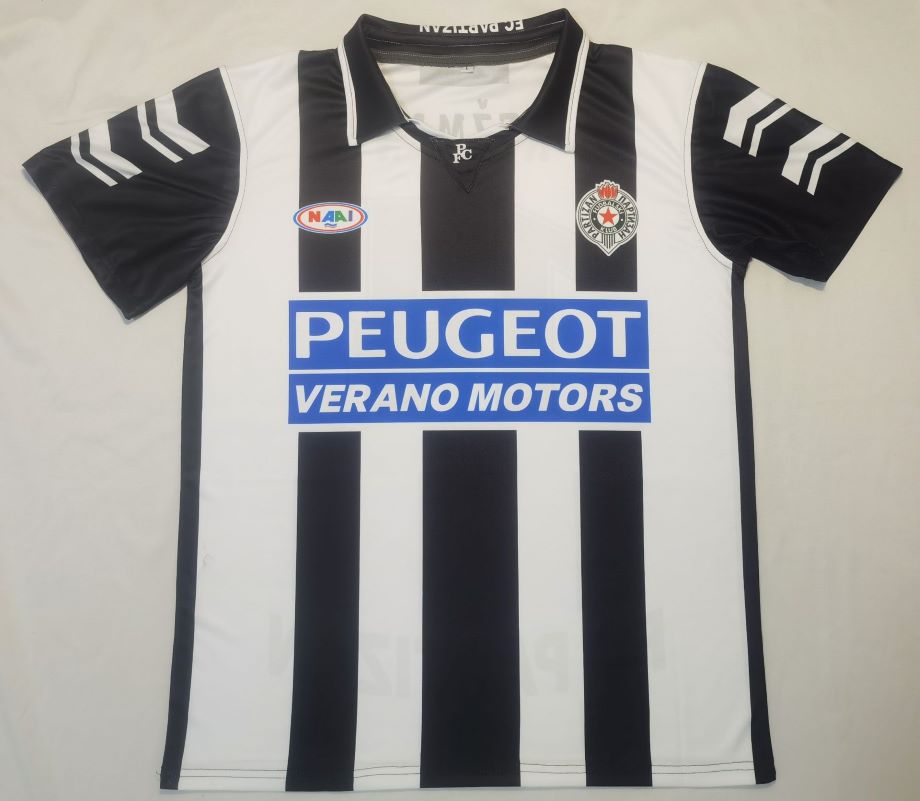 Partizan Belgrade 1999 2000 soccer jersey