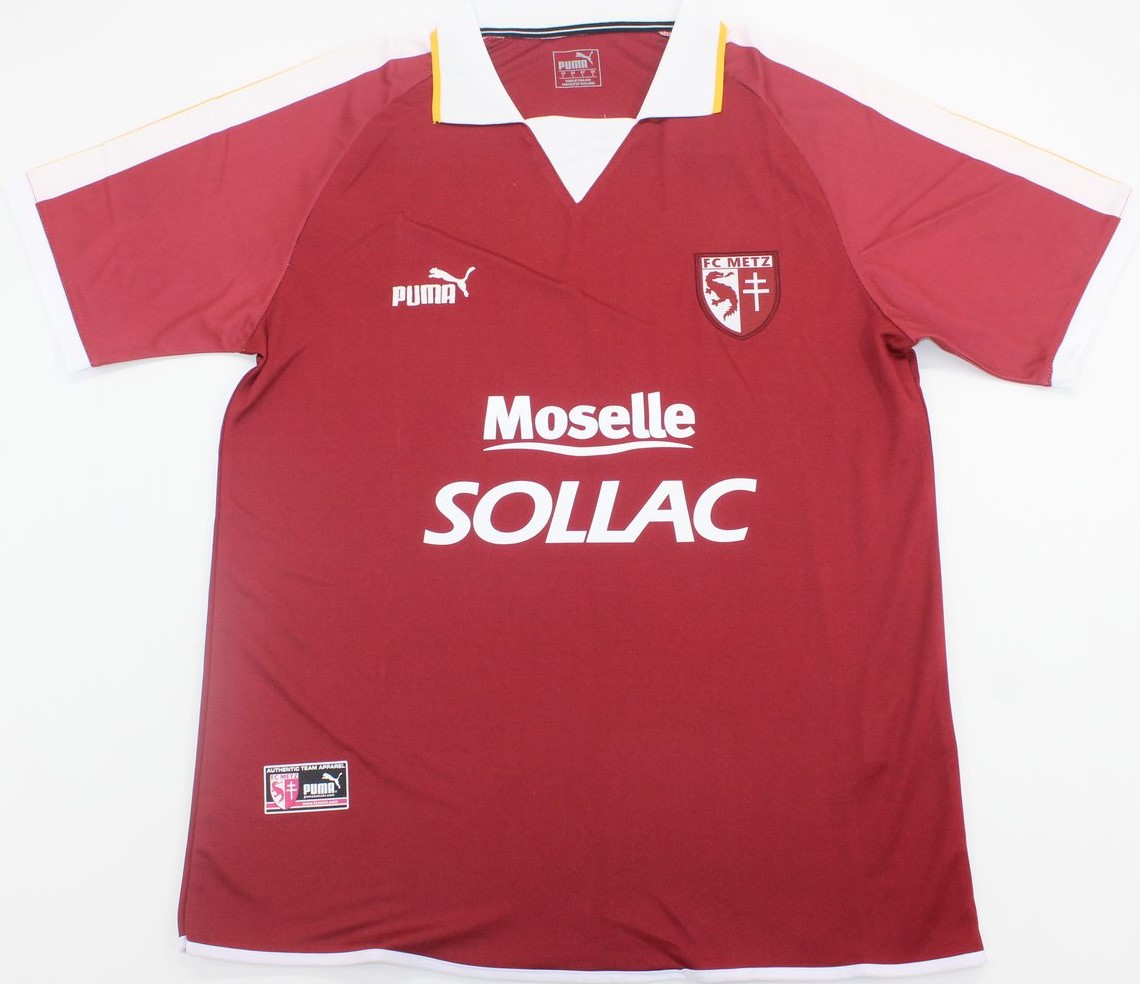 FC Metz 2003-2004 home jersey