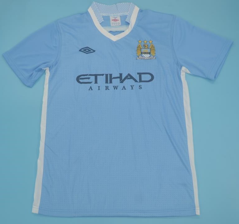 Manchester City 2011-2012 retro jersey - S, No Name