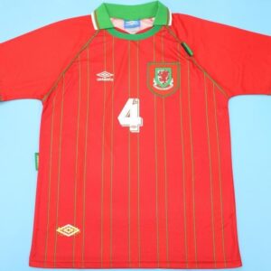 Wales Home Football Jersey 1995 - Image 5