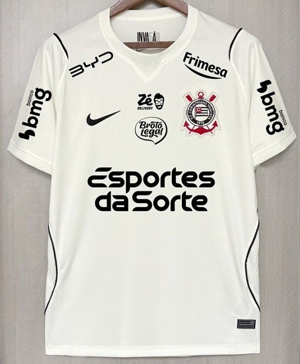 Corinthians Sao Paulo soccer jersey 2026-27
