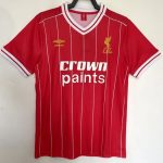 Liverpool FC retro soccer jersey 1984