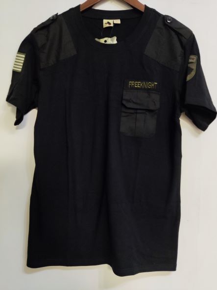 US Army airborne division tactical T-shirt - M, Black