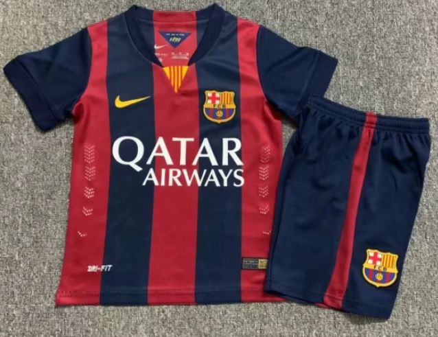 FC Barcelona retro soccer jersey CL 2015 - 9-10 years old, No
