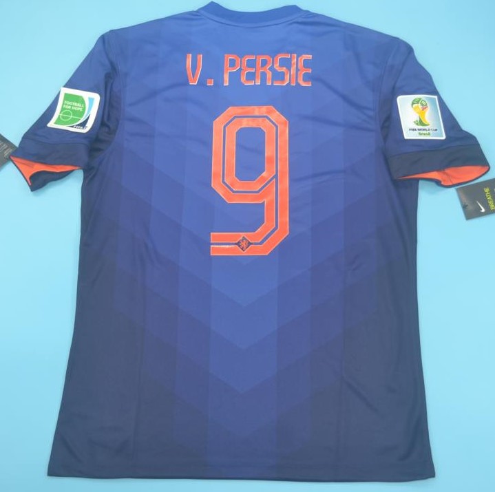 Netherlands away soccer jersey WC 2014 - XXL, 9 V.PERSIE