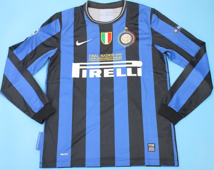 Inter Milan long sleeve jersey ECL 2010