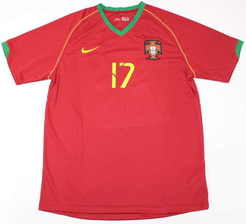 Portugal retro soccer jersey WC 2006 - XXL, 17 RONALDO