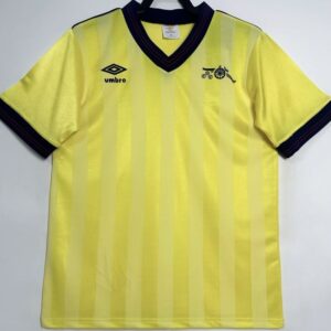 Arsenal Away Jersey 1983-1984 – The Classic Yellow Cannon