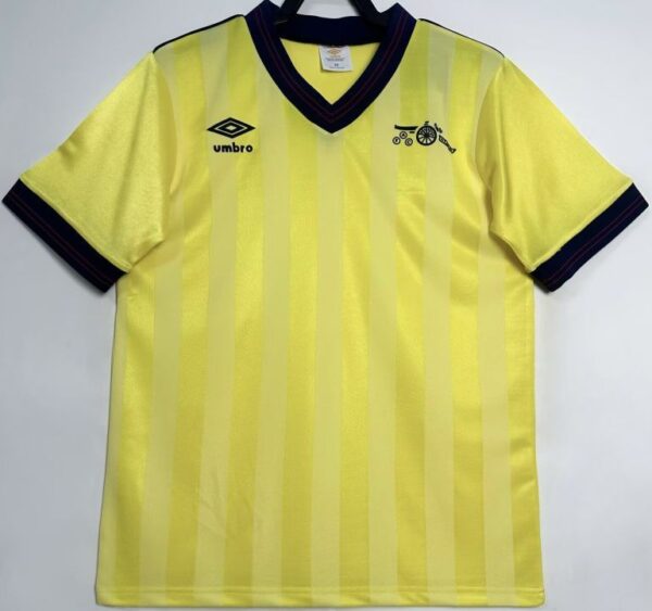 Arsenal Away Jersey 1983-1984 – The Classic Yellow Cannon