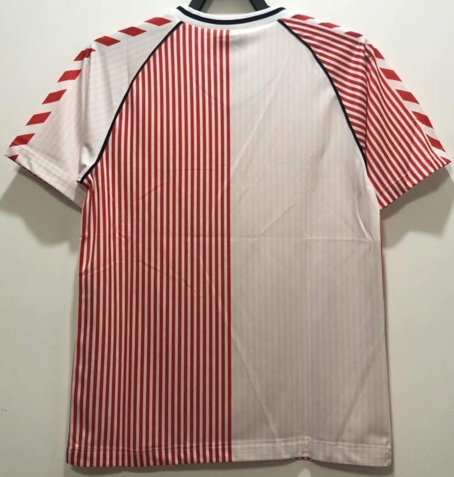 Denmark retro soccer jersey World Cup 1986