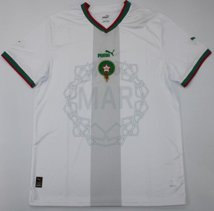 Morocco national team soccer jersey World Cup 2022