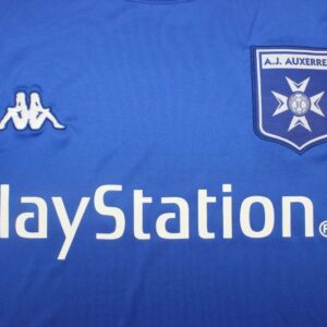 AJ Auxerre 2003-2004 Long Sleeve Home Jersey - Image 8
