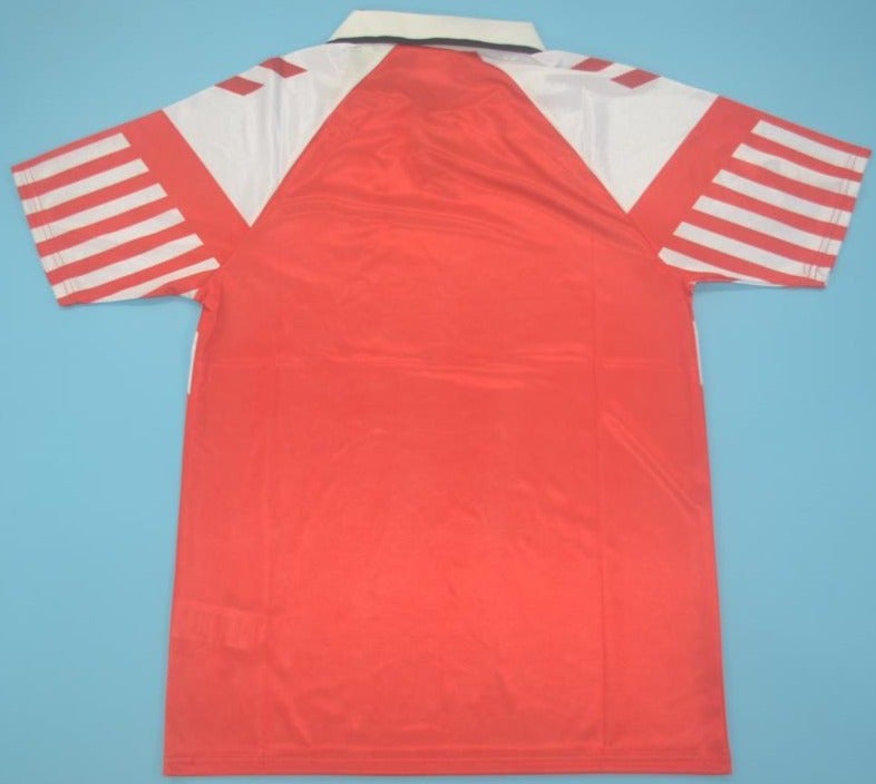 Denmark retro soccer jersey Euro 1992